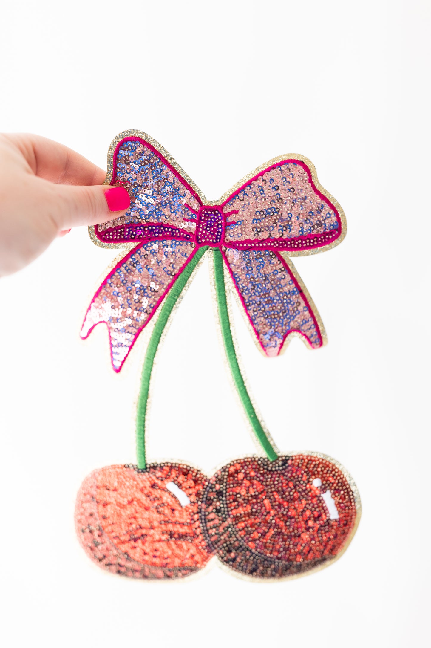 Cherry Sequin Patch