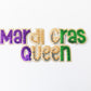MARDI GRAS QUEEN SEQUIN PATCH