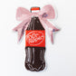 DR PEPPER SEQUIN BOW PATCH